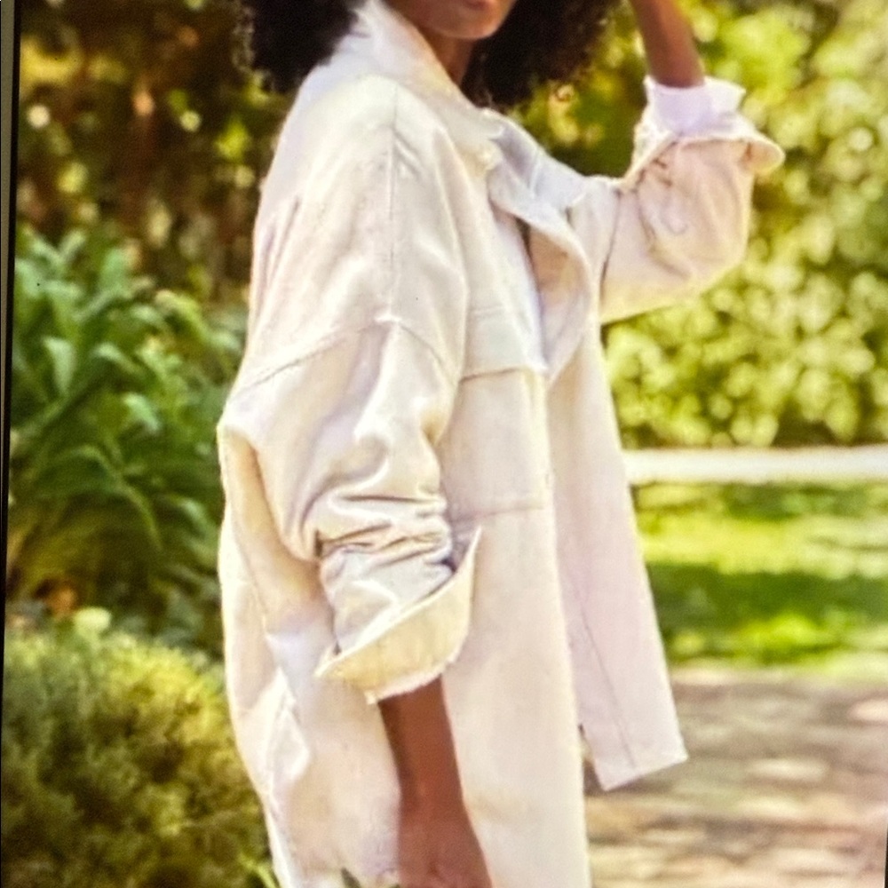 Frank & Eileen McLoughlin Natural Cotton Italian  Oversized Shirt